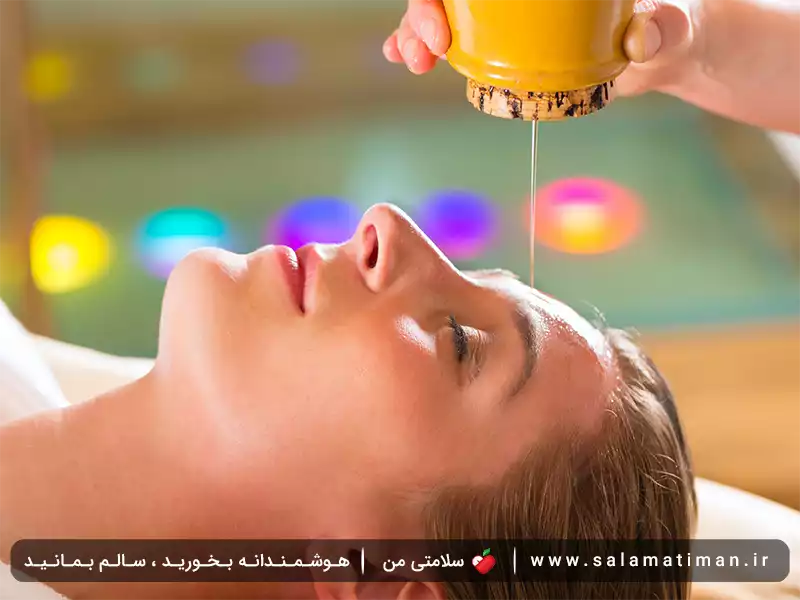 ماساژ صورت با روغن چاق کننده صورت