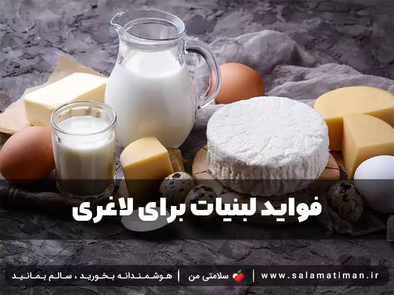 فواید لبنیات برای لاغری